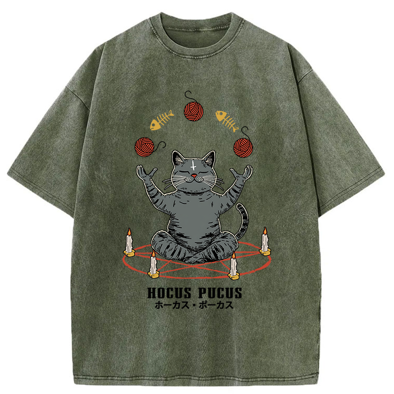 Tokyo-Tiger Hocus Pocus Washed T-Shirt