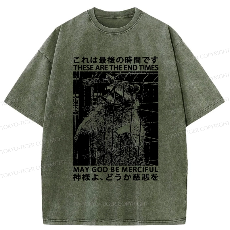Tokyo-Tiger May God Be Merciful Washed T-Shirt