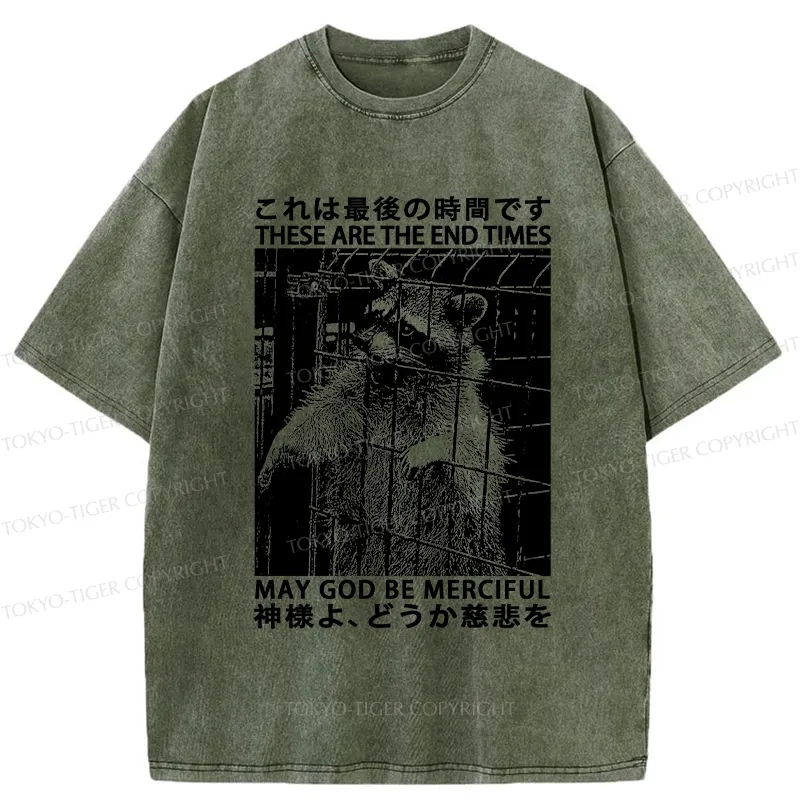 Tokyo-Tiger May God Be Merciful Washed T-Shirt