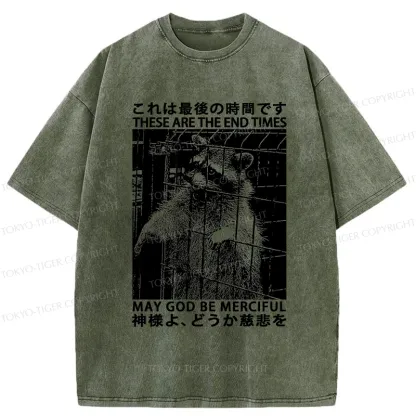 Tokyo-Tiger May God Be Merciful Washed T-Shirt