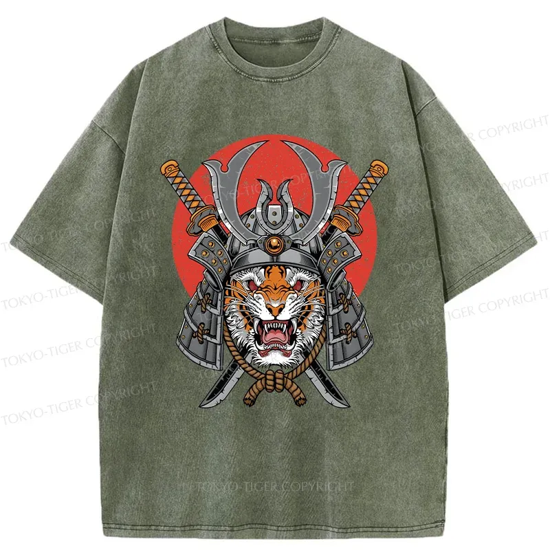 Tokyo-Tiger Mighty Tiger General Washed T-Shirt