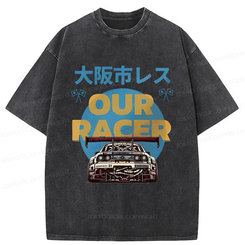 Tokyo-Tiger Osaka Racing Washed T-Shirt