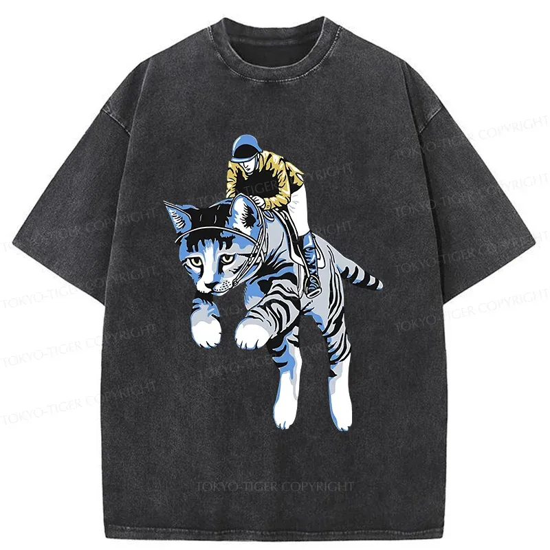 Tokyo-Tiger Sinuous Snake Washed T-Shirt Sale