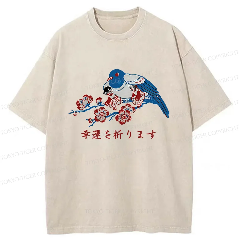 Tokyo-Tiger Sinuous Snake Washed T-Shirt Sale