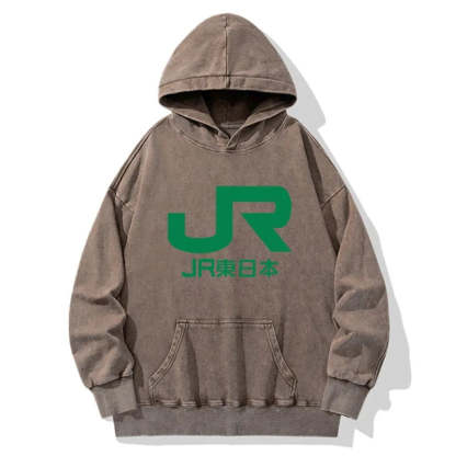 Tokyo-Tiger East Japan Railway Company Washed Hoodie