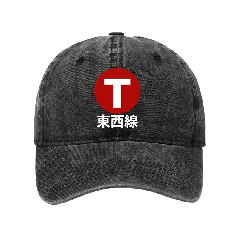 Tokyo-Tiger Tozai Line Kyoto Washed Cap