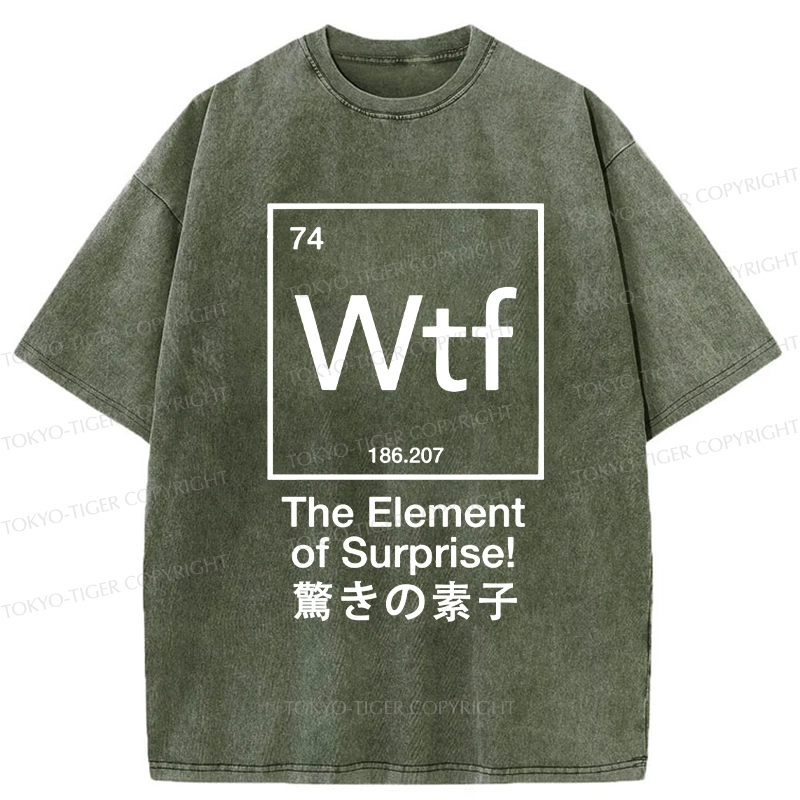 Tokyo-Tiger The Element Of Surprise Japan Washed T-Shirt