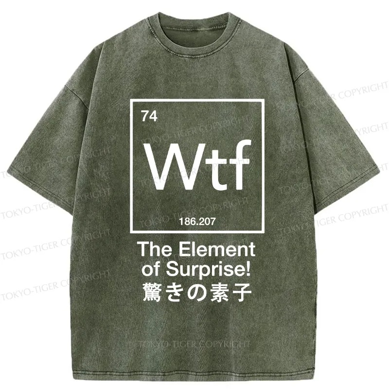 Tokyo-Tiger The Element Of Surprise Japan Washed T-Shirt