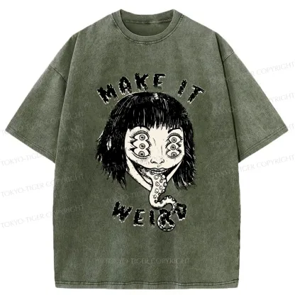 Tokyo-Tiger Make It Weird Washed T-Shirt