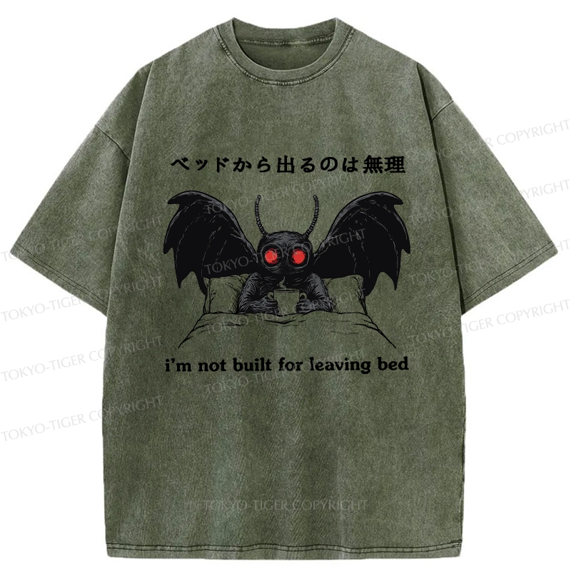 Tokyo-Tiger I'm Not Born To Leave The Bed Washed T-Shirt