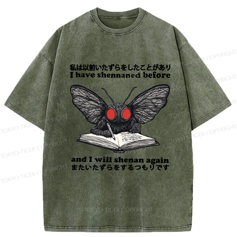 Tokyo-Tiger I Will Shenan Again Washed T-Shirt