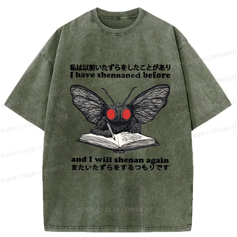 Tokyo-Tiger I Will Shenan Again Washed T-Shirt