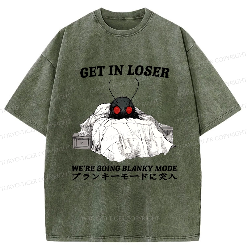 Tokyo-Tiger We're Going Blanky Mode Washed T-Shirt