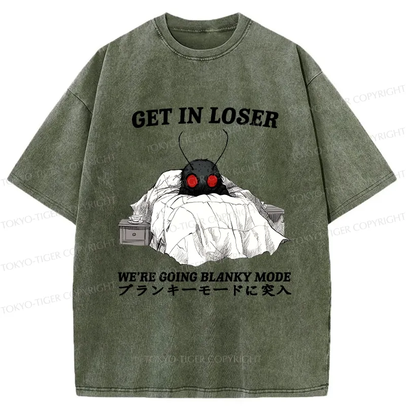 Tokyo-Tiger We're Going Blanky Mode Washed T-Shirt