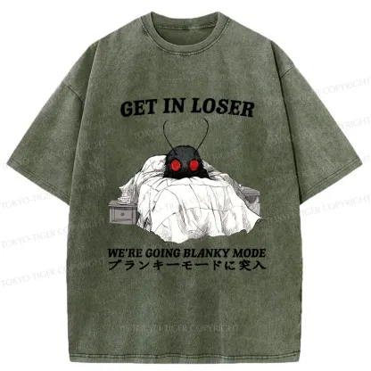 Tokyo-Tiger We're Going Blanky Mode Washed T-Shirt