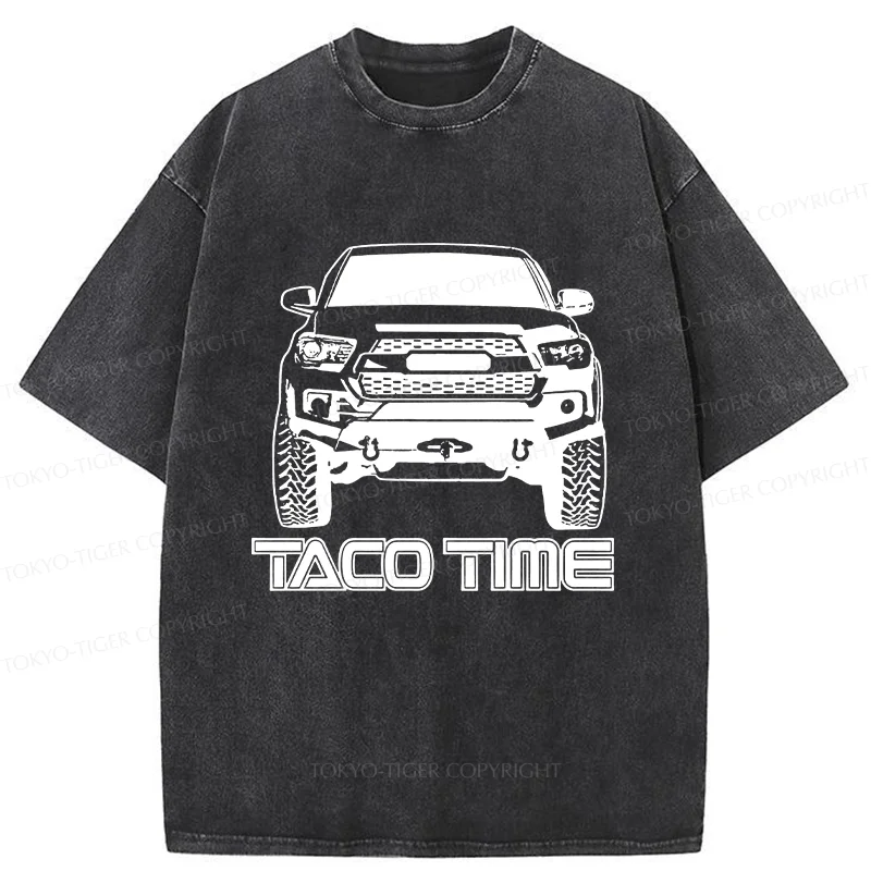 Tokyo-Tiger Japanese Classic Car Washed T-Shirt