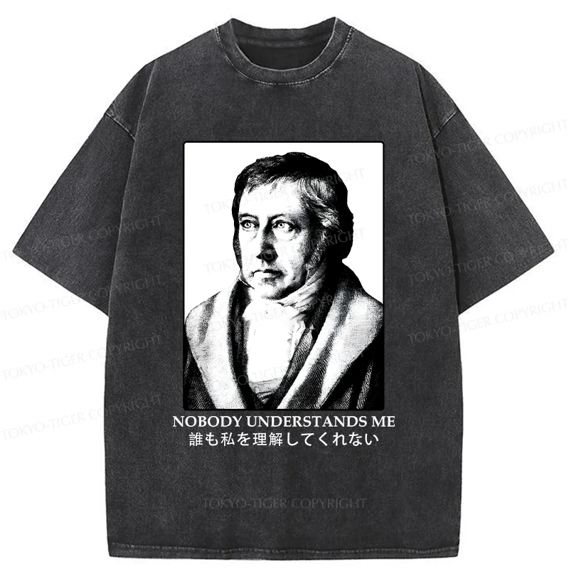 Tokyo-Tiger Nobody Understands Me Washed T-Shirt