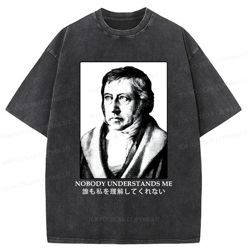 Tokyo-Tiger Nobody Understands Me Washed T-Shirt