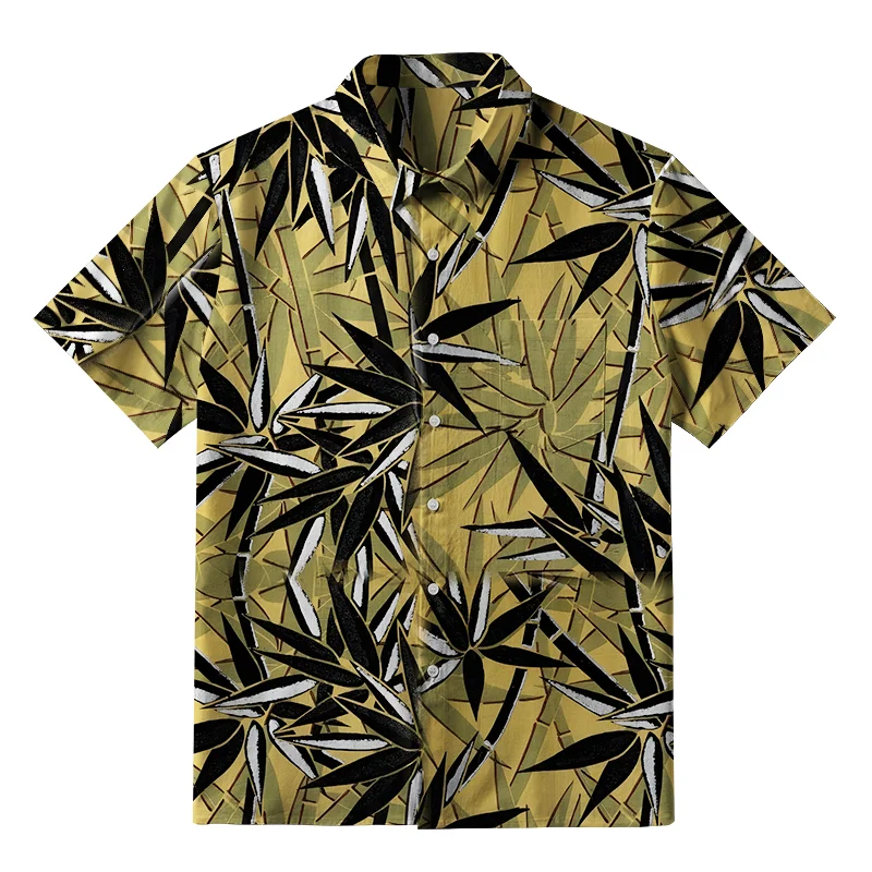 Tokyo-Tiger Japanese Bamboo Button-up Shirt