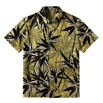 Tokyo-Tiger Japanese Bamboo Button-up Shirt