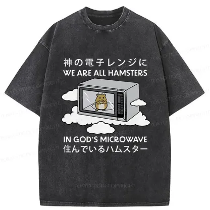 Tokyo-Tiger Poor Hamster Washed T-Shirt