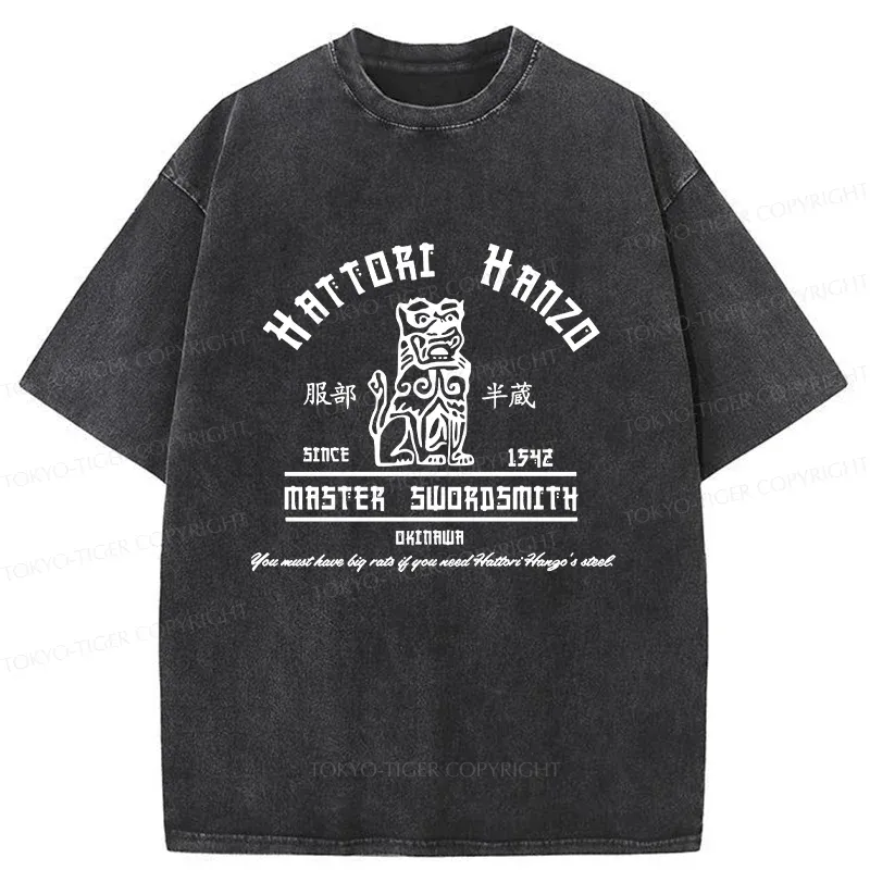 Tokyo-Tiger Hattori Hanzo Gourmet Washed T-Shirt