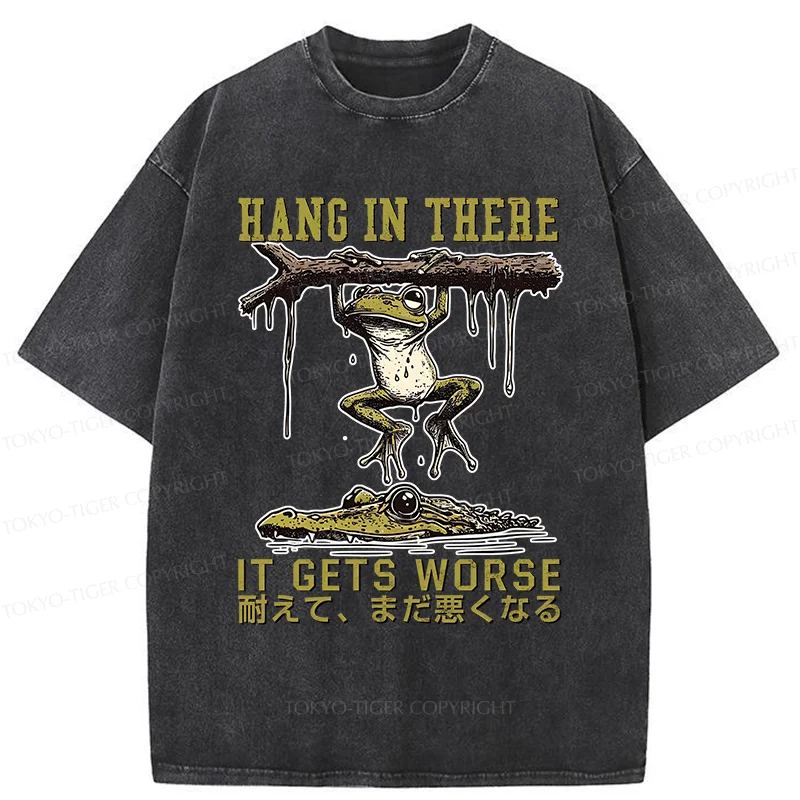 Tokyo-Tiger Desperate Frog Washed T-Shirt