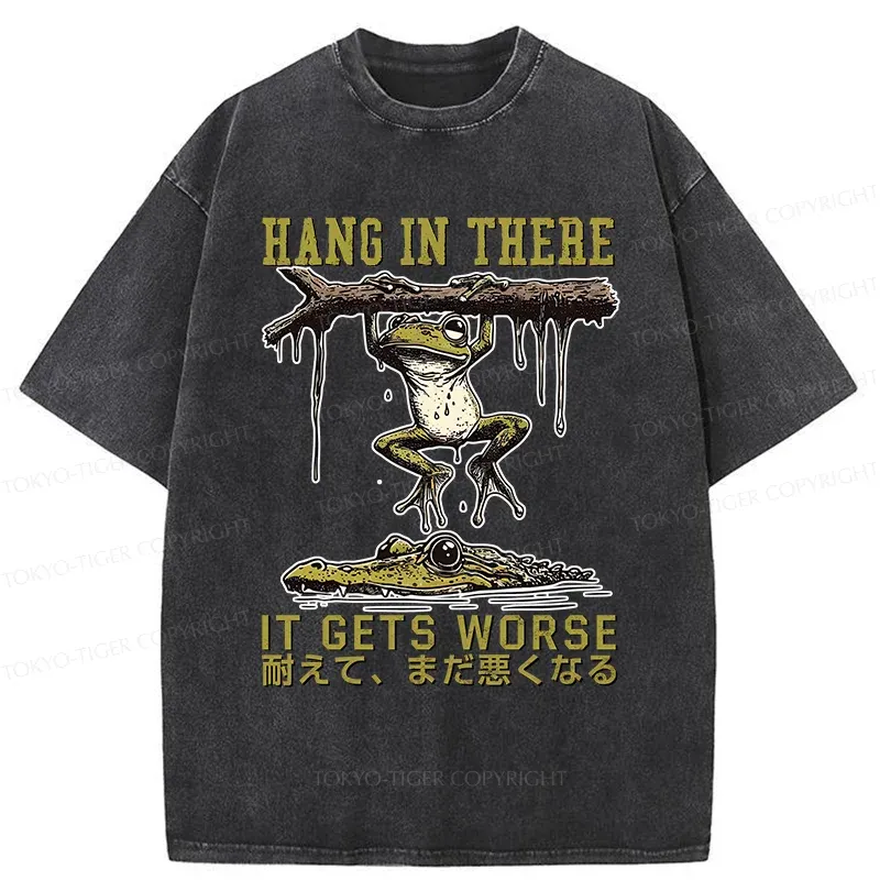 Tokyo-Tiger Desperate Frog Washed T-Shirt