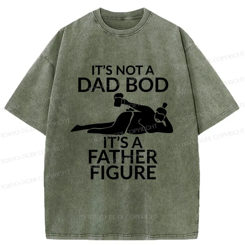 Tokyo-Tiger Japanese Father Figure Funny Washed T-Shirt