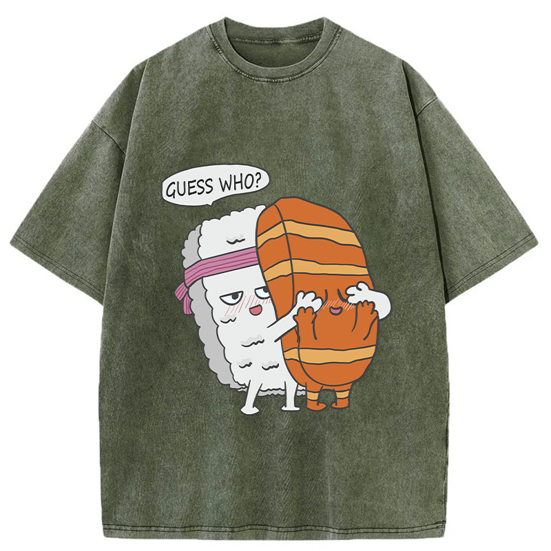 Tokyo-Tiger Guess Who I Am Washed T-Shirt