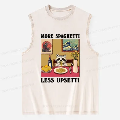 Tokyo-Tiger More Spaghetti Less Upsetti Japanese Washed Tank