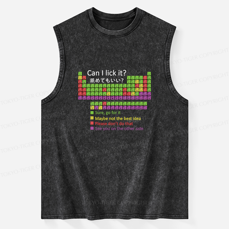 Tokyo-Tiger Can I Lick It Washed Tank