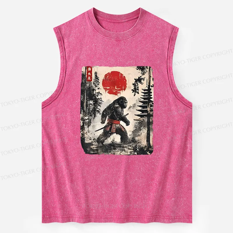 Tokyo-Tiger Japanese Samurai Bigfoot Washed Tank