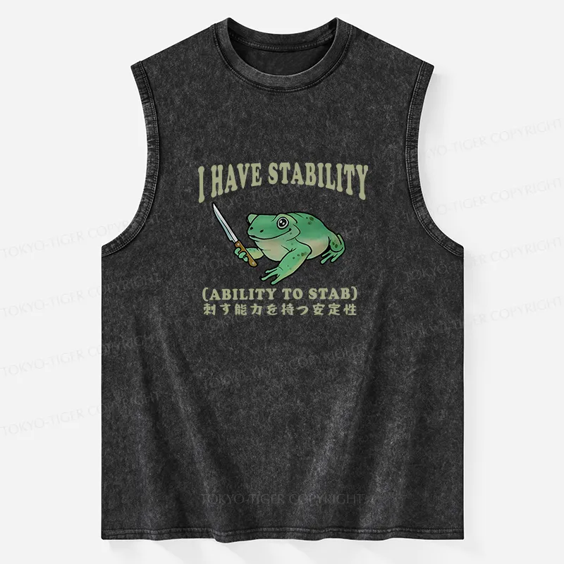 Tokyo-Tiger Mentally Stable Assassin Frog Washed Tank