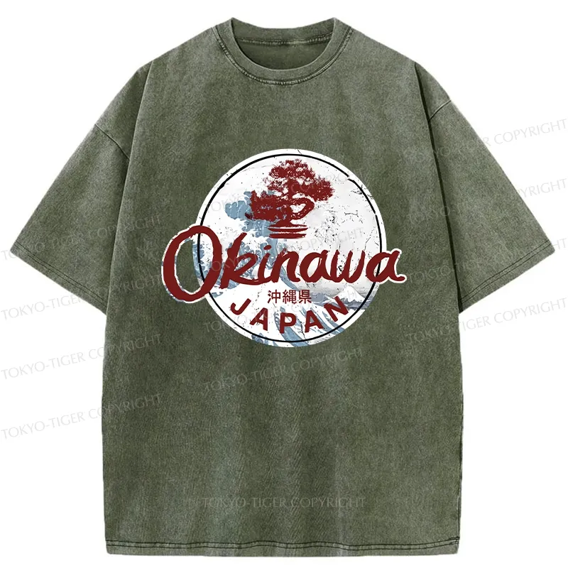 Tokyo-Tiger Vintage Japanese Okinawa Washed T-Shirt