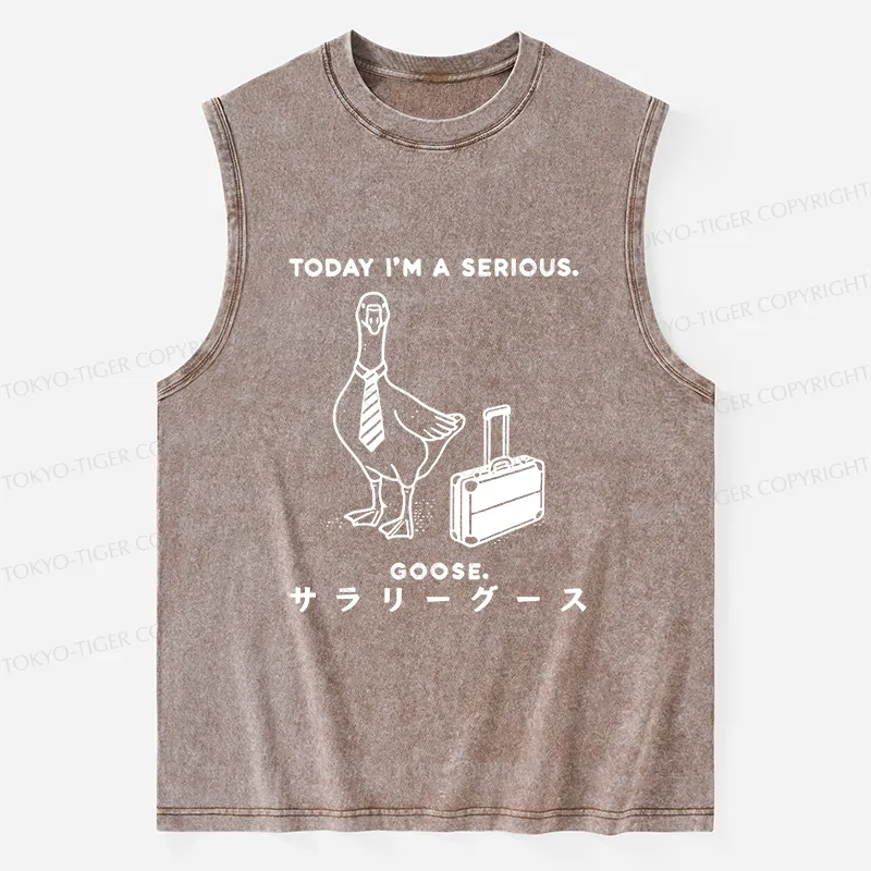 Tokyo-Tiger Hard Working Goose Washed Tank