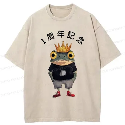 Tokyo-Tiger 1st Anniversary Washed T-Shirt