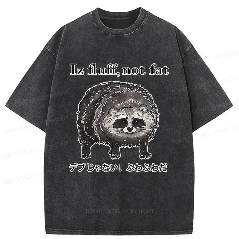Tokyo-Tiger Furry Raccoon Washed T-Shirt