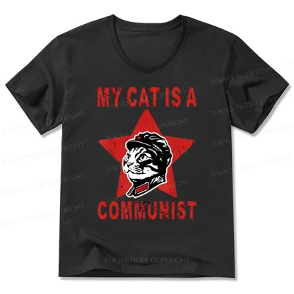 Tokyo-Tiger Funny Cat-ism V-Neck Classic T-Shirt