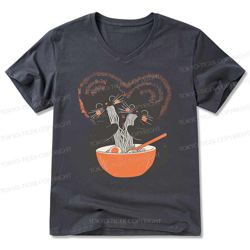 Tokyo-Tiger Let's Eat Ramen Together V-Neck Classic T-Shirt