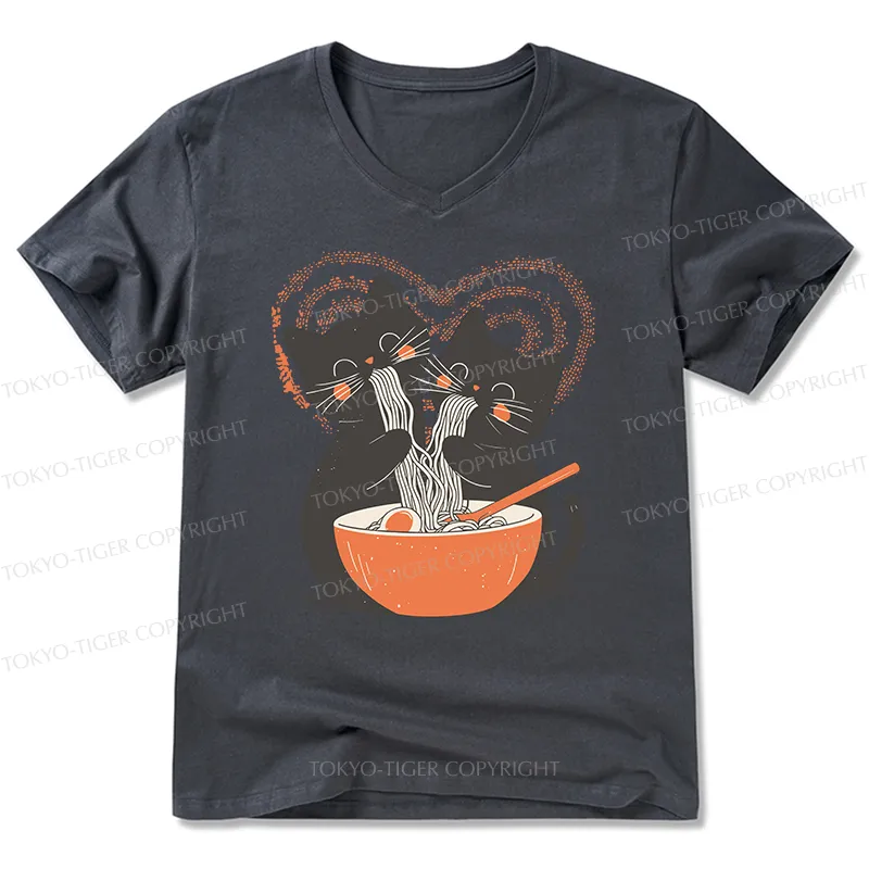 Tokyo-Tiger Let's Eat Ramen Together V-Neck Classic T-Shirt