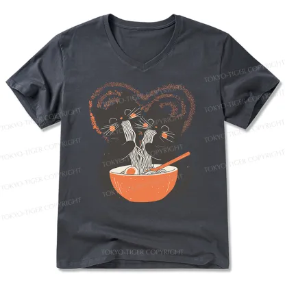 Tokyo-Tiger Let's Eat Ramen Together V-Neck Classic T-Shirt