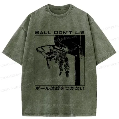 Tokyo-Tiger The Ball Doesn't Lie Washed T-Shirt