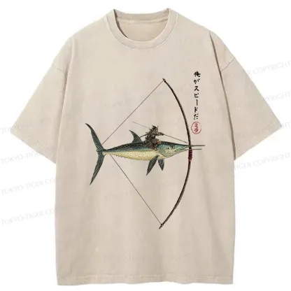 Tokyo-Tiger I Am Speed Washed T-Shirt