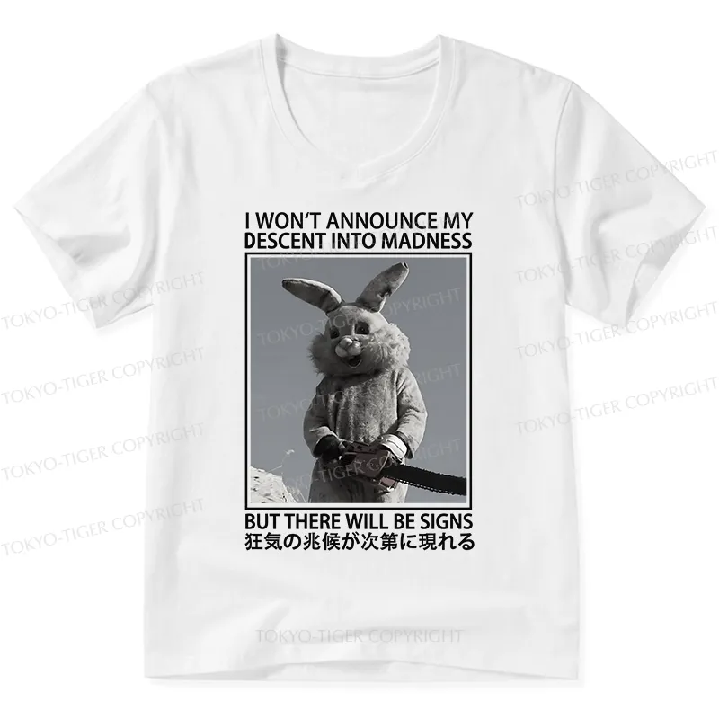 Tokyo-Tiger Rabbit Goes Into Madness V-Neck Classic T-Shirt