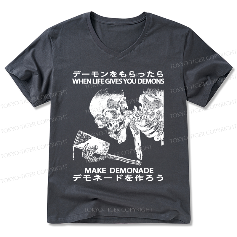 Tokyo-Tiger Make Demonade Funny V-Neck Classic T-Shirt