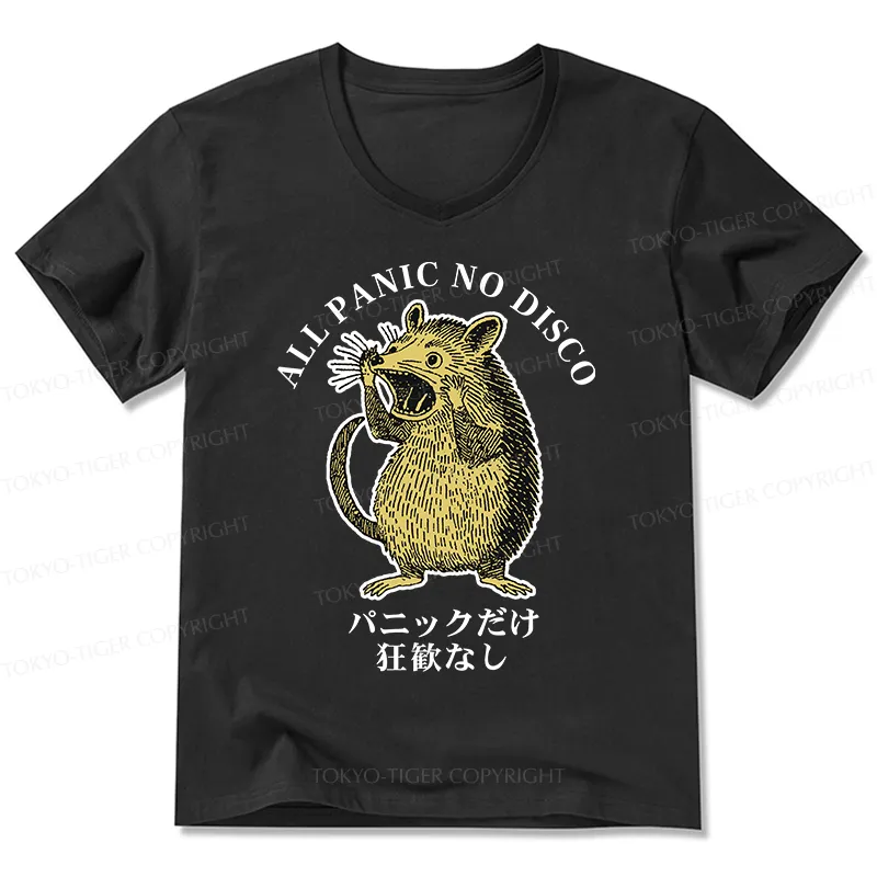 Tokyo-Tiger All Panic No Disco V-Neck Classic T-Shirt