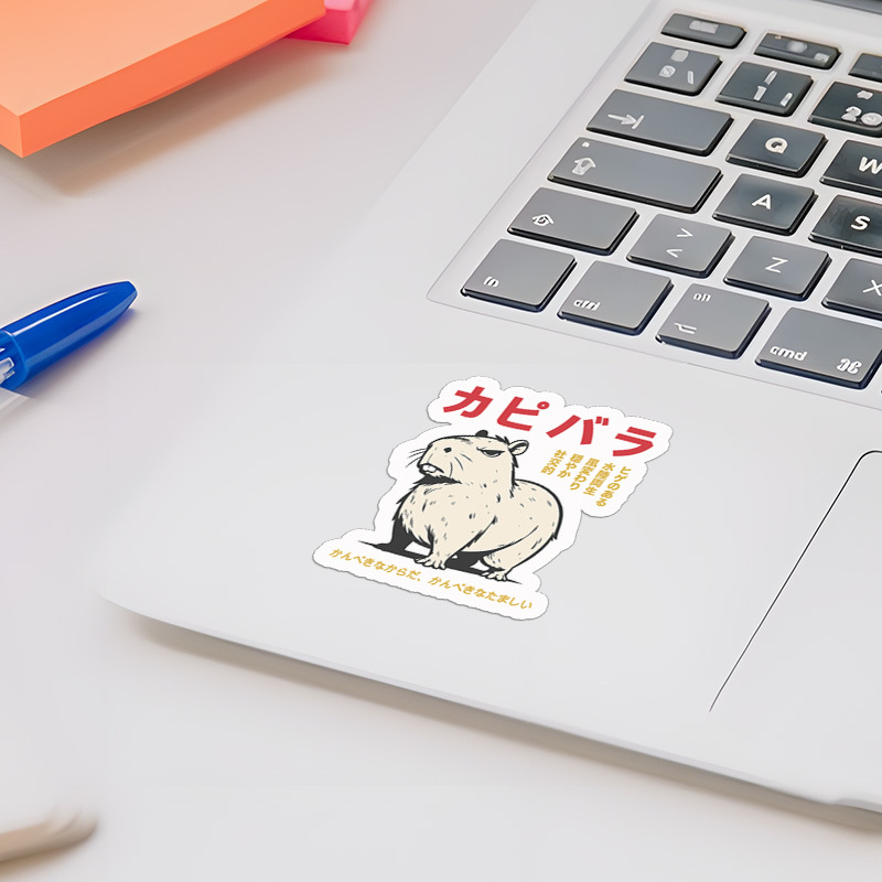 Tokyo-Tiger Angry Capybara Japan Sticker