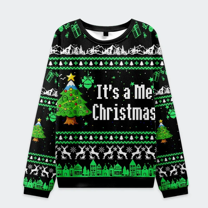 Tokyo-Tiger It's Me Christmas Ugly Sweatshirt