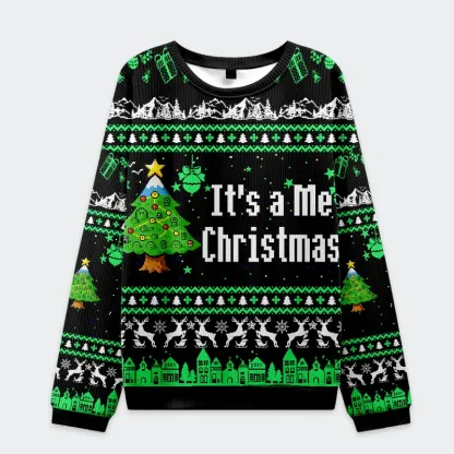 Tokyo-Tiger It's Me Christmas Ugly Sweatshirt